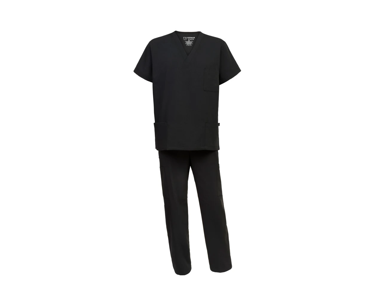 Scrub Shop - Premium Unisex Scrub Set - Black