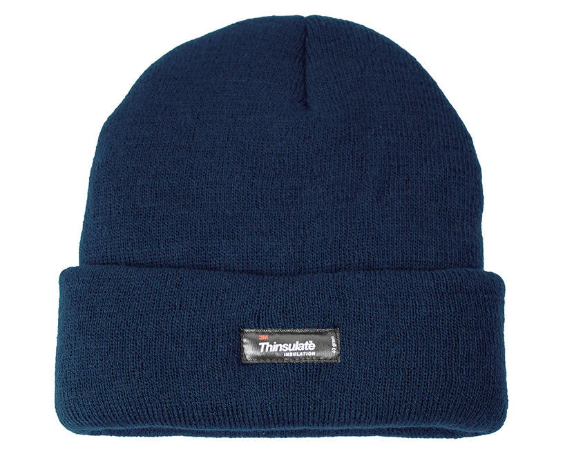 Dents 3M THINSULATE Pull On Beanie Hat Thermal Insulated - Navy Blue - One Size