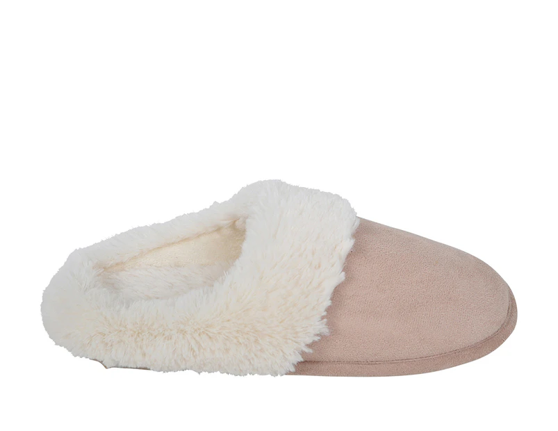 Tori Vybe Slipper with Fluffy Lining and Soft Fabric Women's - Natural