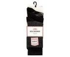 Ben Sherman Men's Desert Orchid Socks 3-Pack - Black