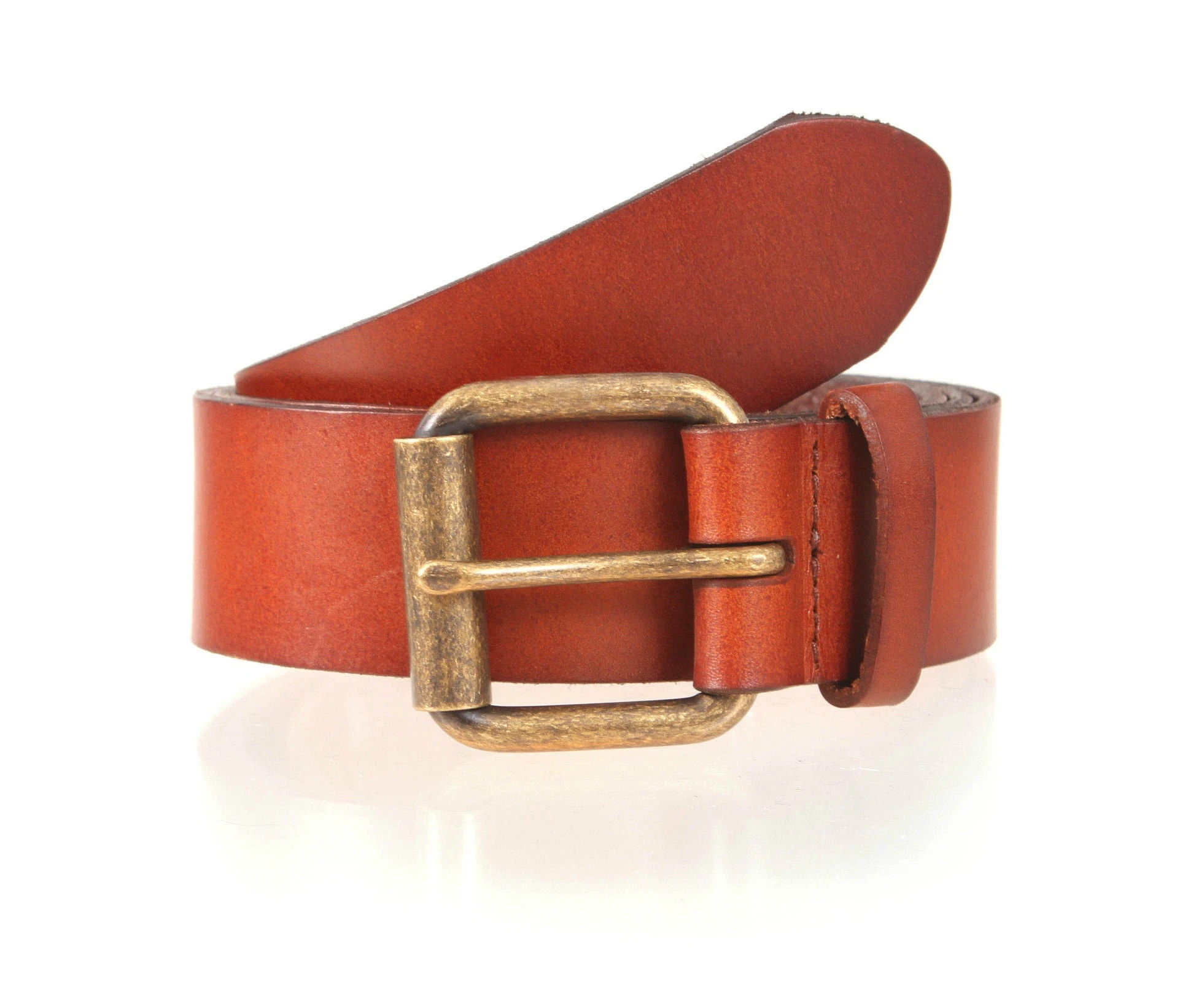 Dents Men's Premium Quality Full Grain Leather Belt - Tan (8-4042)