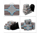 NiceEbag Packing Cubes 4 Set Travel Luggage Organizers-Grey