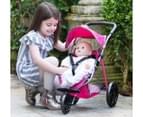 Chicco Junior Active3 Dolls Jogger Pram Toy - Pink 4