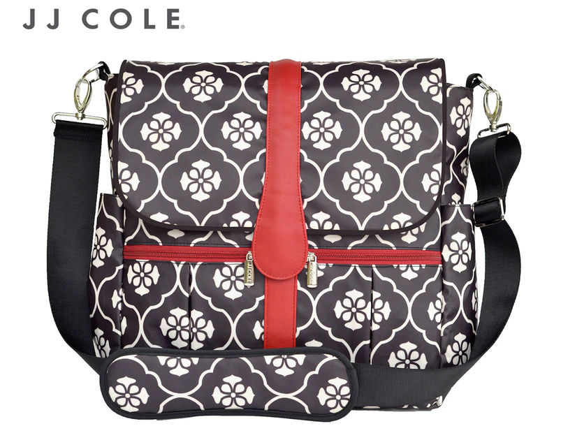 JJ Cole Baby Backpack Nappy Bag - Black Floret
