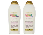 2 x OGX Coconut Miracle Oil Ultra Hydrating Body Lotion 577mL