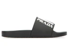 Prada Mens Logo Print Slide - Black