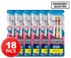 6 x 3pk Oral-B Ultra Thin Compact Gum Care Toothbrush Extra Soft - Randomly Selected
