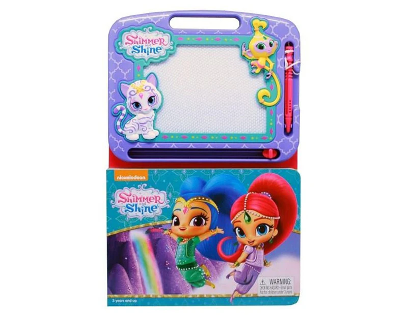 Nickelodeon Shimmer & Shine Learning Book w/ Magnetic Drawing Pad