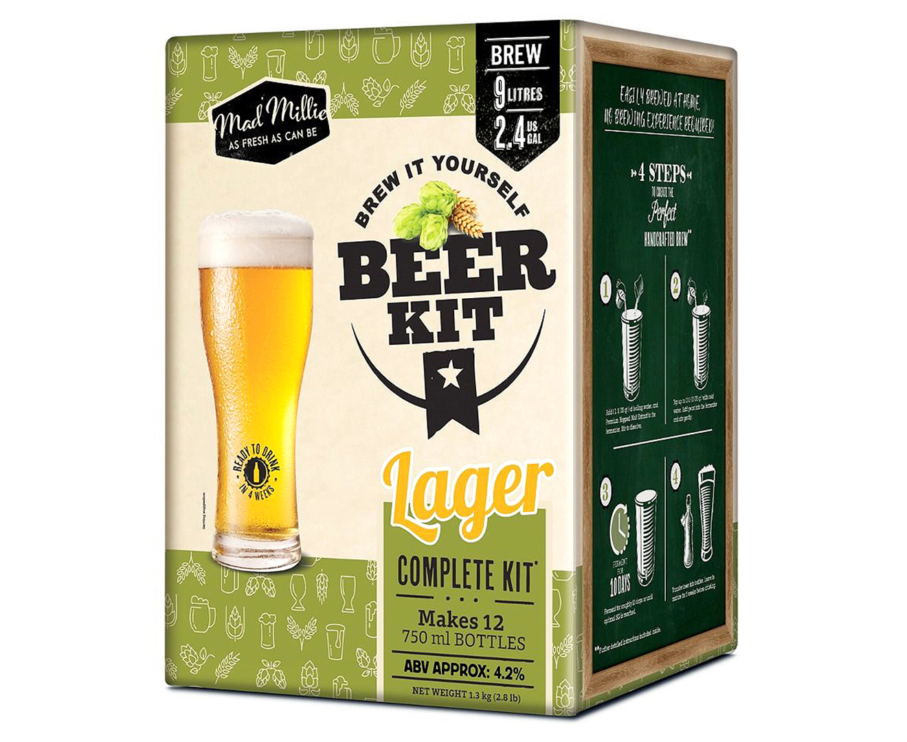 Mad Millie Brew It Yourself Lager Kit | Catch.com.au