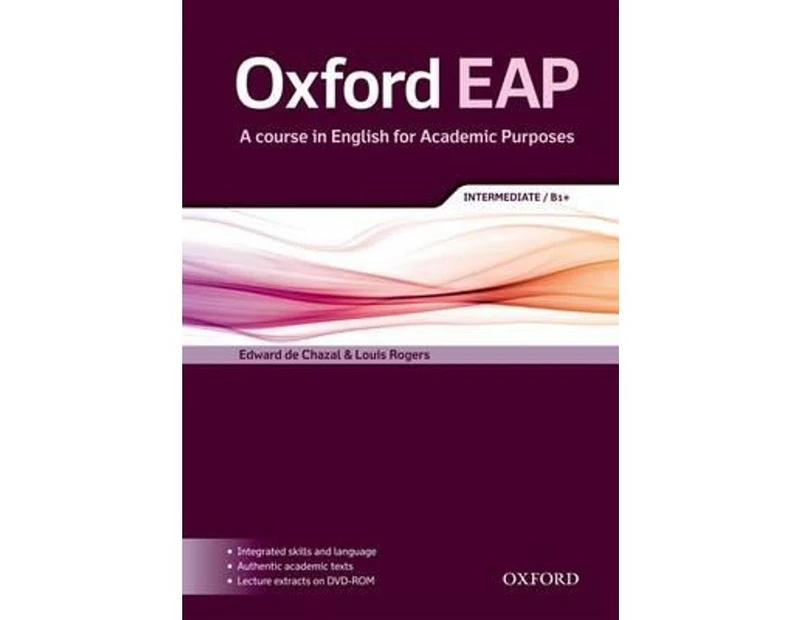 DVD-ROM　EAP　and　Student's　Book　Intermediate/B1+　Oxford　Pack