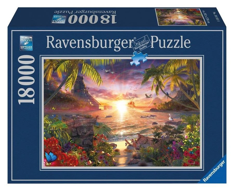 18000pc Ravensburger Heavenly Sunset Theme Family Jigsaw Puzzle Set