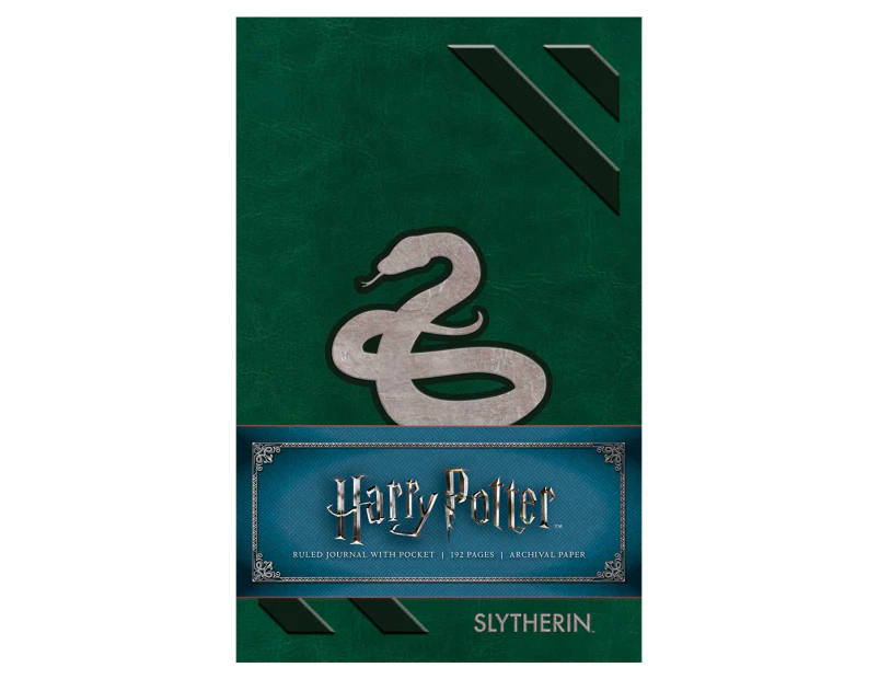 Harry Potter Slytherin Ruled Pocket Journal - Green