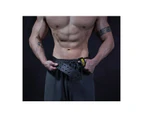 FITTERGEAR Padded Cowhide Leather Gym Weight Lifting Belt - Small