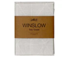 J.Elliot Home 50x70cm Winslow Linen Tea Towel - Pumice