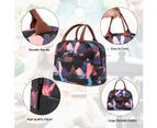 LOKASS Women’s Water-resistant Soft Lunch Bag-Triangular pattern