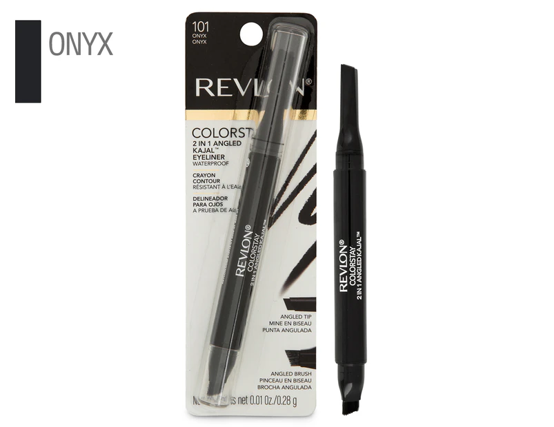 Revlon ColorStay 2 In 1 Kajal Eyeliner - #101 Onyx