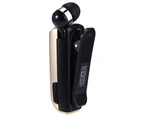 FineBlue F920 Wireless Bluetooth V4.0 Headset Vibrating Alert Wear Clip Earphone Headphone for Smartphone iPhone-Gold