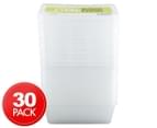 Lemon & Lime 750mL Rectangle Food Containers 30pk - Clear 1