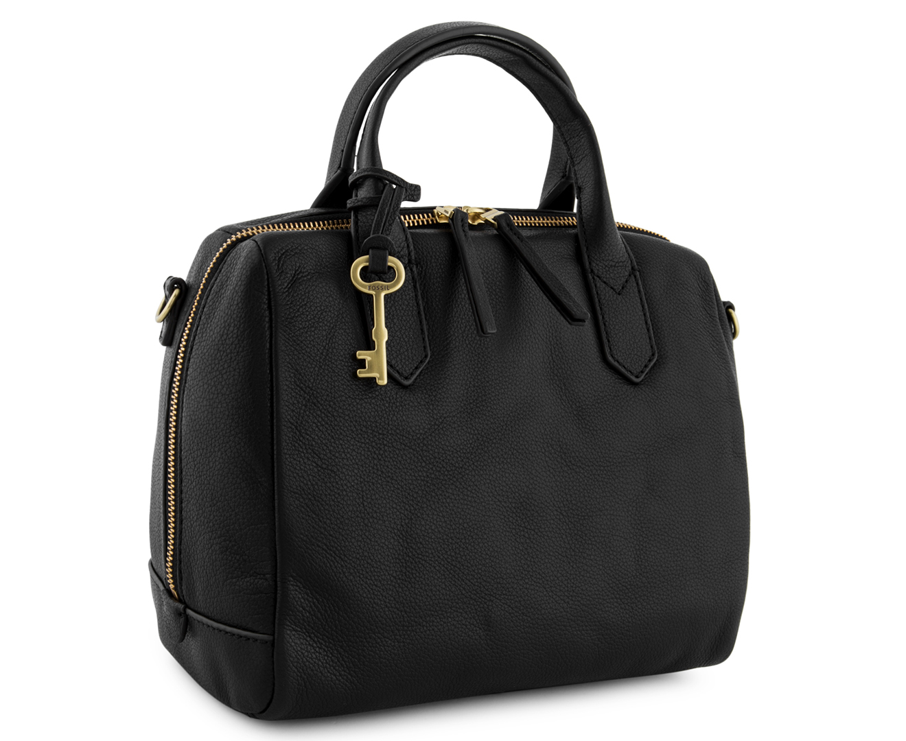 fossil fiona satchel black