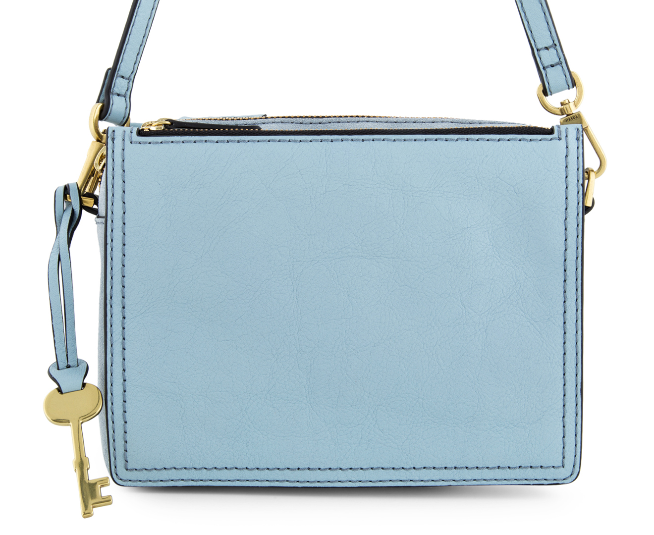 Fossil Campbell Crossbody Sling Bag Horizon Blue M.catch .au