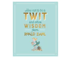 How Not To Be A Twit And Other Wisdom From Roald Dahl Hardcover Book
