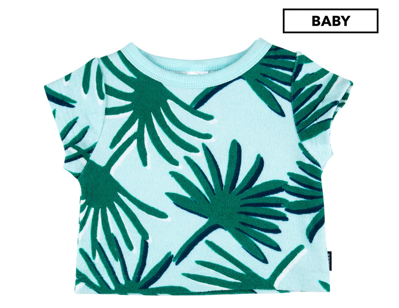 Bonds Baby Resort Terry Tee / T-Shirt / Tshirt - Cruisey Abstract Palm