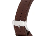 Fossil Men's 44mm Decker Leather Watch - Dark Brown