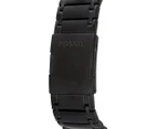 Fossil Men's 50x34mm Zane Stainless Steel Watch - Black