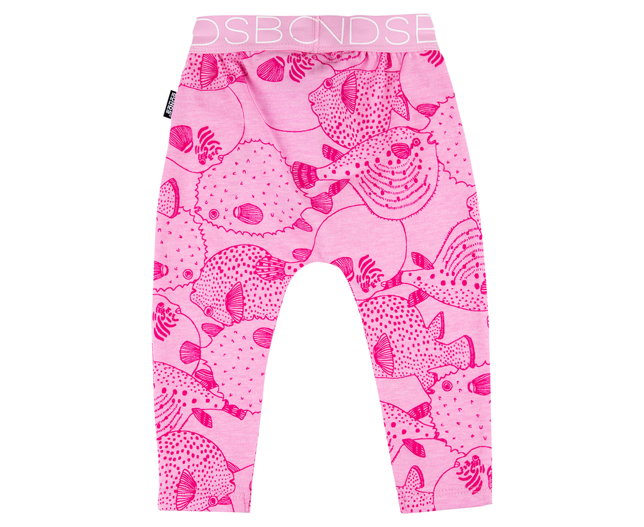 Bonds Baby Stretchies Legging - Puffer Fish Party Gumball Pink