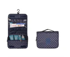 NiceEbag Toiletry Bag Multifunction Cosmetic Bag-Dark Blue