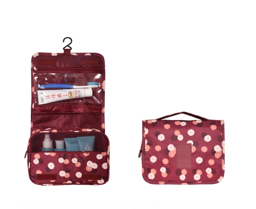 NiceEbag Toiletry Bag Multifunction Cosmetic Bag-R