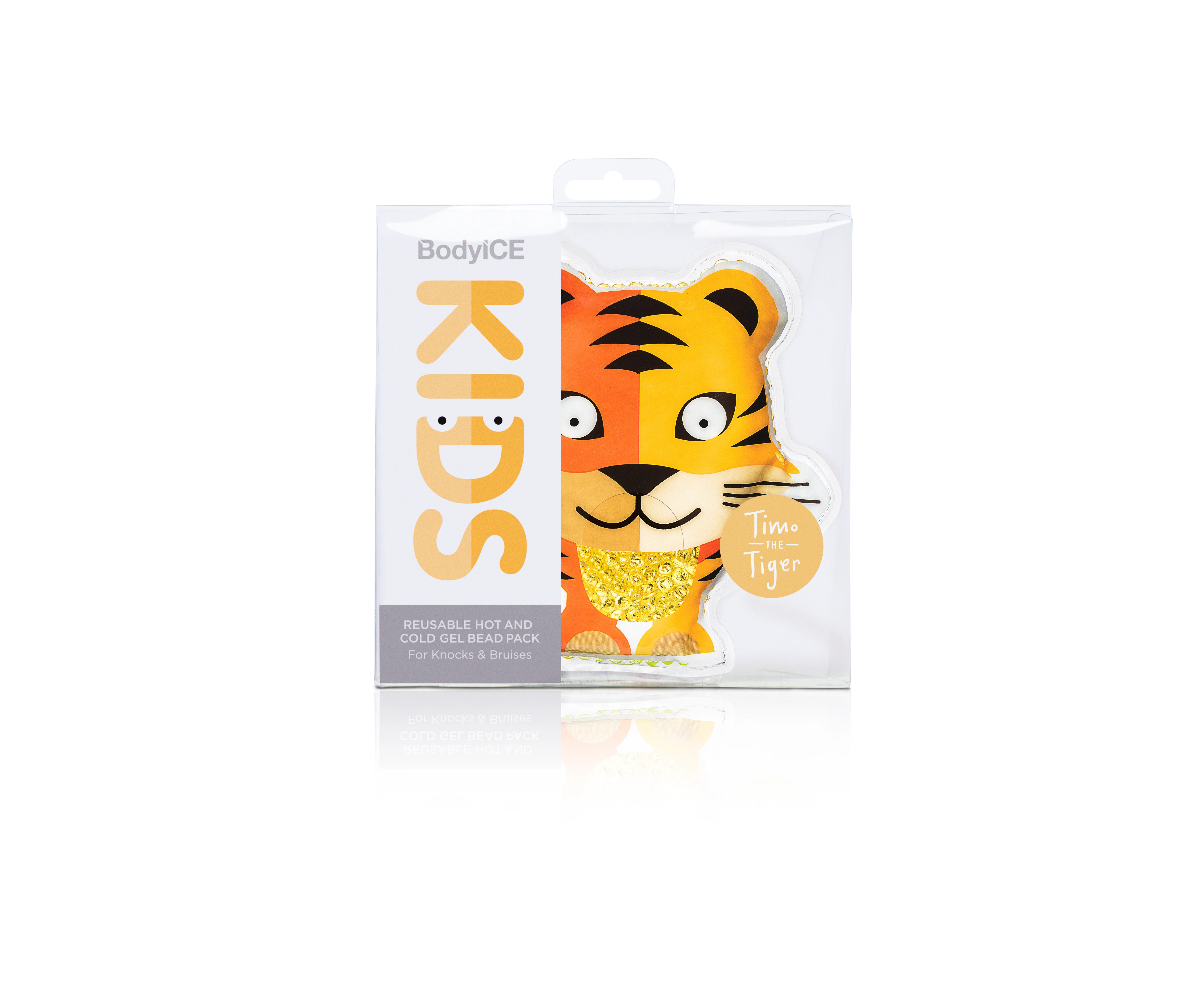 BodyICE Kids Timo the Tiger Ice & Heat Gelbead Pack