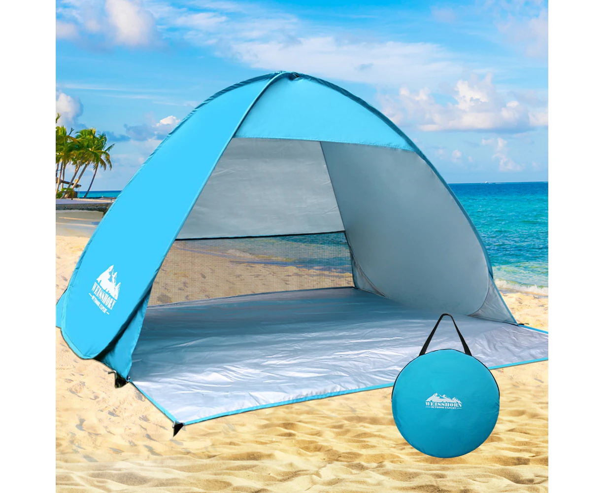 Weisshorn Pop Up Camping Tent Beach Hiking Sun Shade Shelter Fishing 3 Person