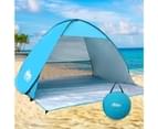Weisshorn Pop Up Camping Tent Beach Hiking Sun Shade Shelter Fishing 3 Person 1