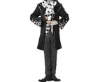 California Costumes Black Size Small S Mad Hatter Complete Outfit