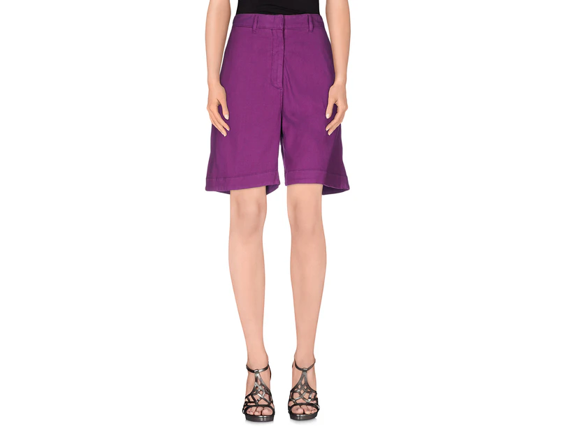 Acne Studios Women's Bermuda Trousers - Purple