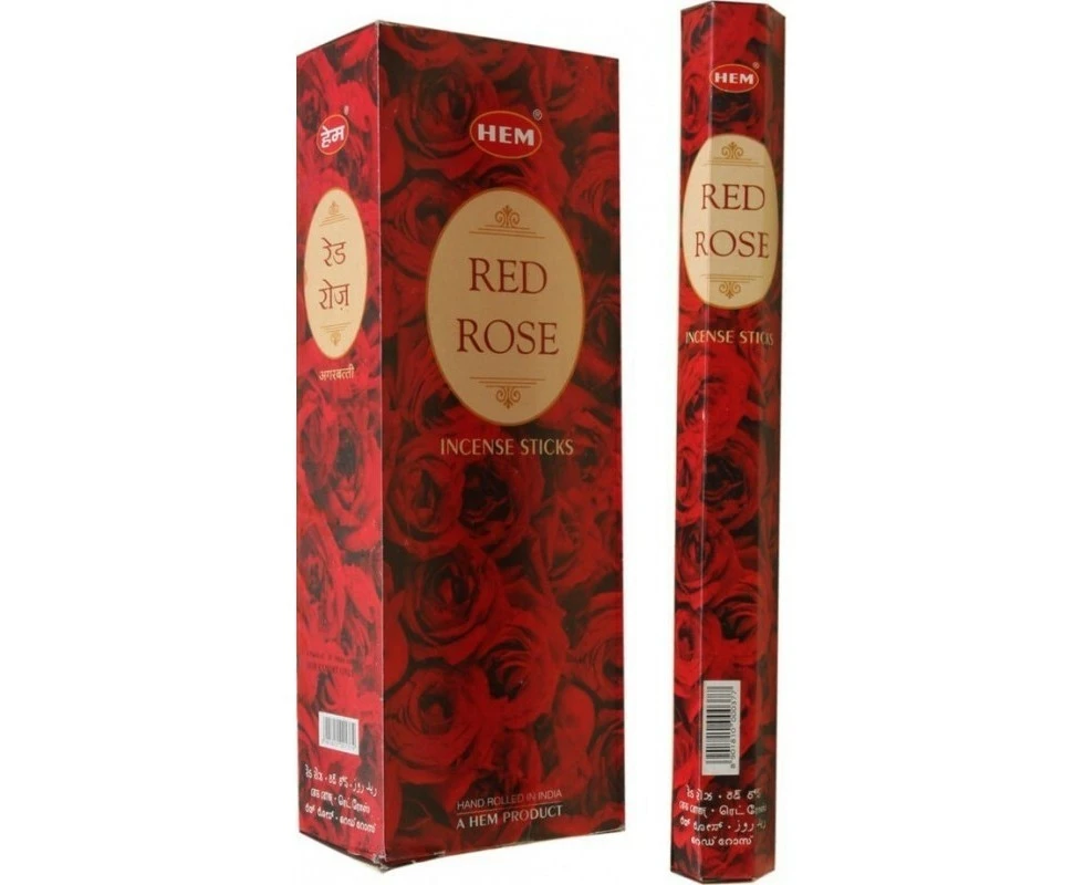 [HEM Red Rose] 2x 20 Incense Sticks HEM Hex Meditation Aroma Fragrance