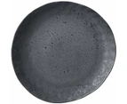 Rania - Black Slate 28cm Ceramic Earthen Dining Plates X 6 pieces