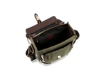 Woodland Leather Olive Country 9.0" Small Travel Bag