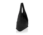 Woodland Leather Black Suede Shopping Bag 17.0" Matching Suede Purse