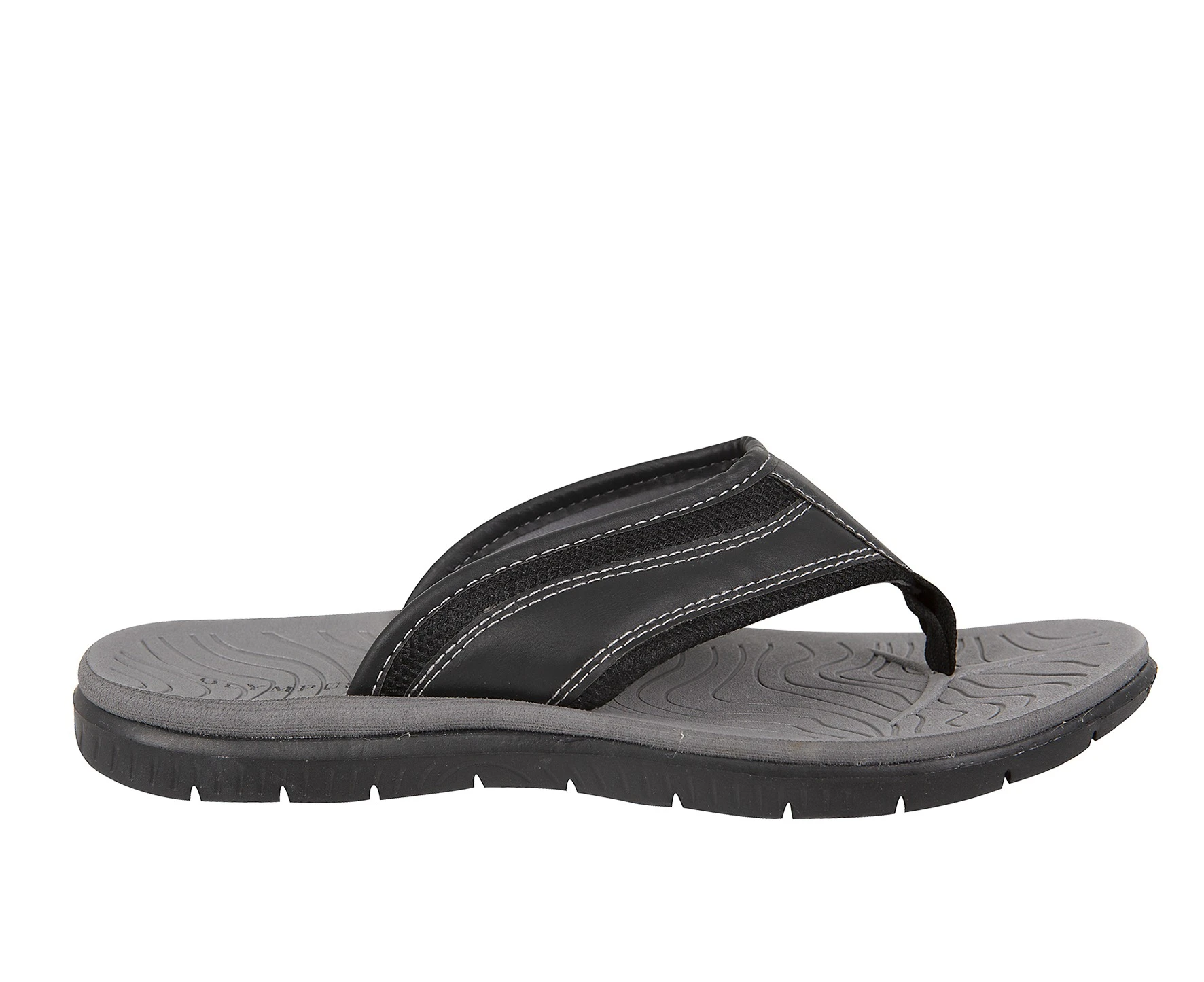 Tony Olympus Sandal Thong Flip Flop Men's - Black