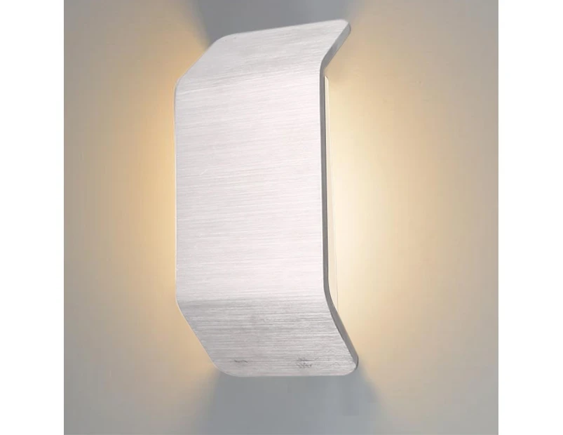 Cork Stylish LED Wall Light With Up Down Beam Warmwhite Brush Aluminium