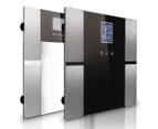 SOGA 2 x Digital Body Fat Scale Bathroom Scale Weight Gym Glass Water LCD Black/Glass