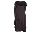 Bottega Veneta Women's Knee Length Dress - Dark Brown