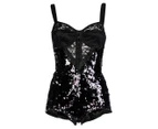 Dolce & Gabbana Women's Sleeveless Bodysuit - Black
