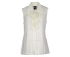 Alexander McQueen Women's Sleeveless Shirt - Ivory