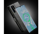 Wallet Case for Huawei P30 Pro, PU Leather Flip Cover Card Holder Kickstand Men Women Cases for P30 Pro - Black