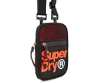 Superdry 0.7L Lineman Utility Bag - Black/Orange