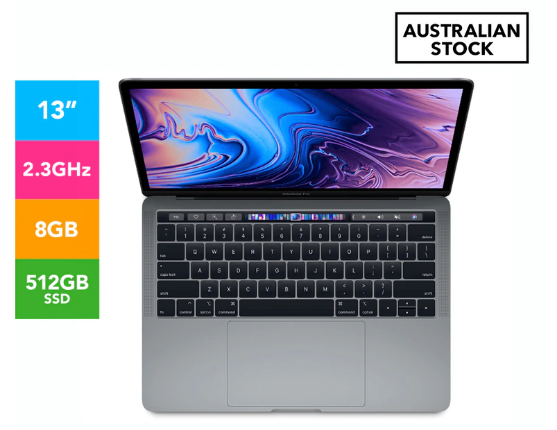 Apple MacBook Pro 13-Inch w/ Touchbar 512GB MR9R2X/A - Space Grey