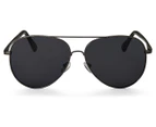Winstonne Men's Lamar Polarised Sunglasses - Gunmetal/Black